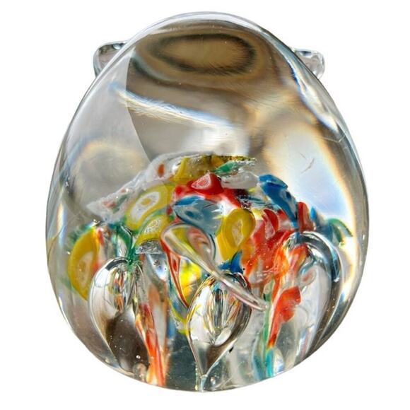 Hand Blown Glass Piglet Paper Weight - Picture 4 of 5